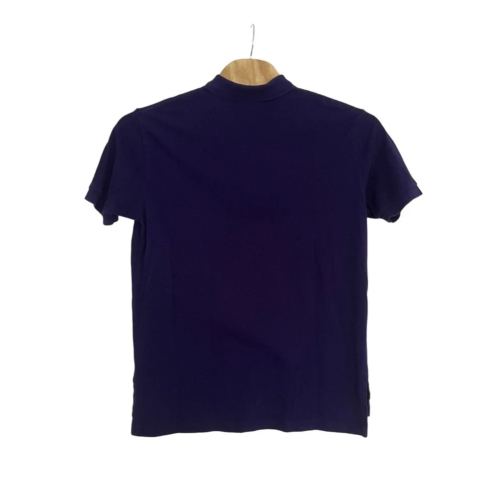 Polo Ralph Lauren Polo Shirt Mens Large Purple Short Sleeve Piqué Pony Logo